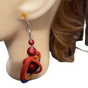 NWOT‎ Drop Rubber Earrings